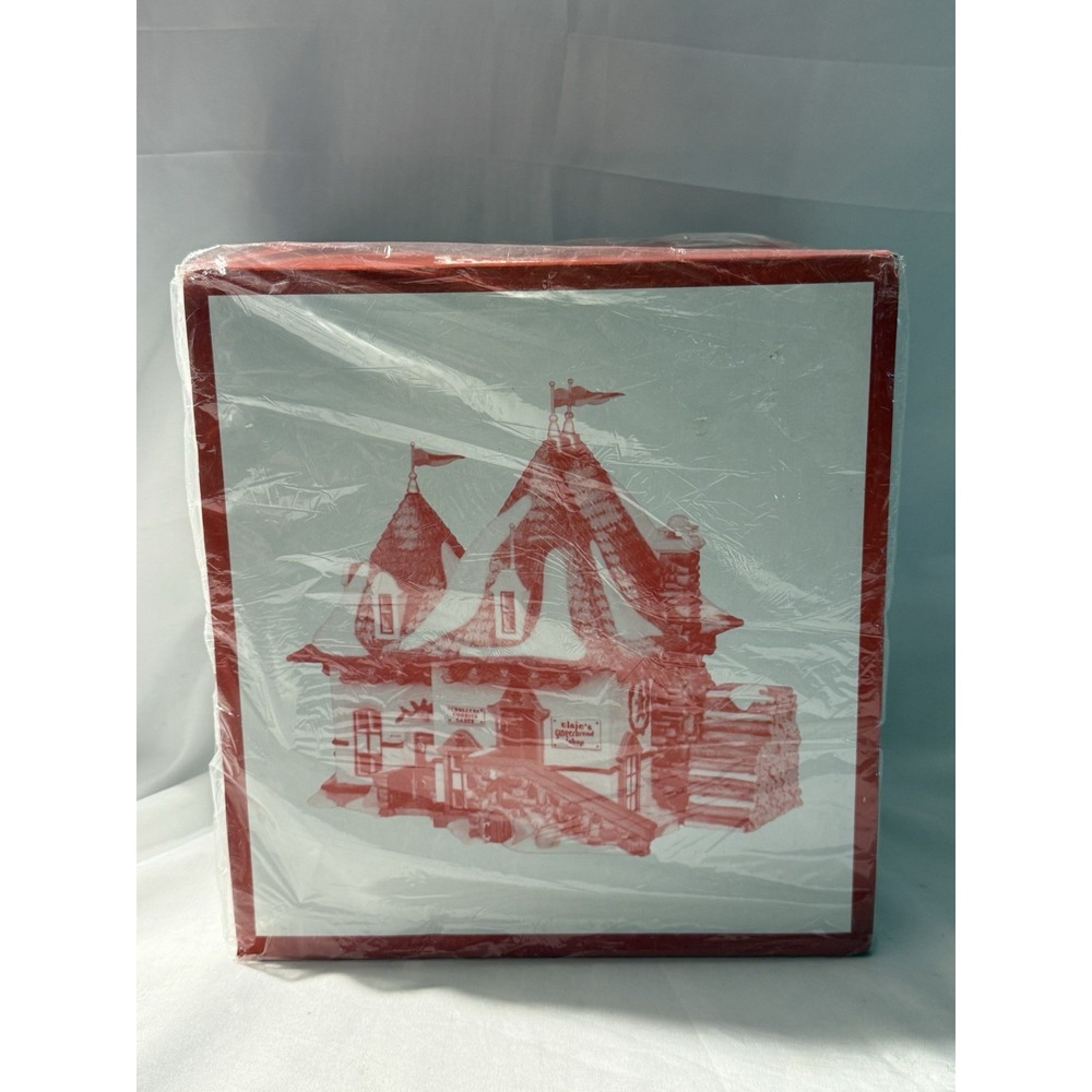 Dept 56 Elsie's Gingerbread #56398 North Pole 1998 Smoking Chimney SEALED
